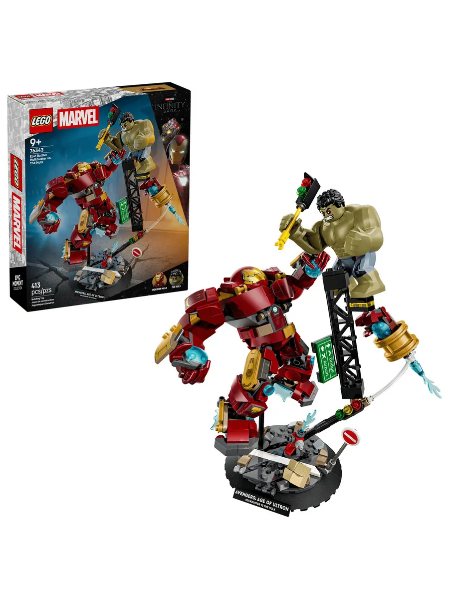 Конструктор Marvel 76343 Халкбастер против Халка