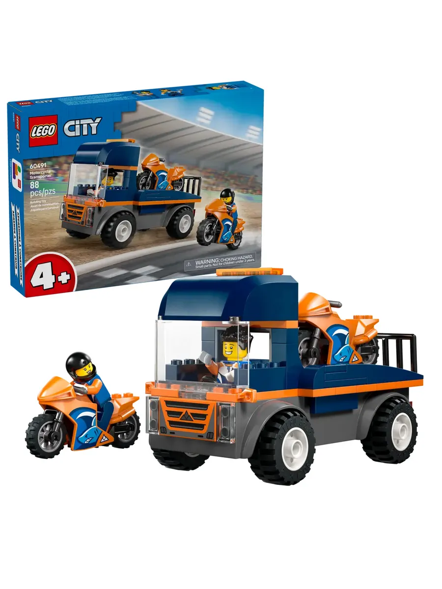 Конструктор City 60491 Транспортер для мотоциклов