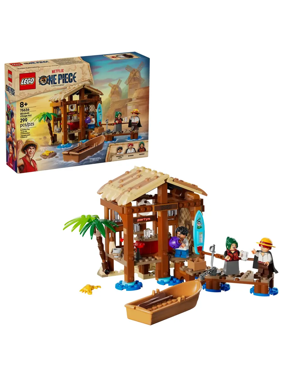 Конструктор One Piece 75636 Хижина с Ветряной Мельницей