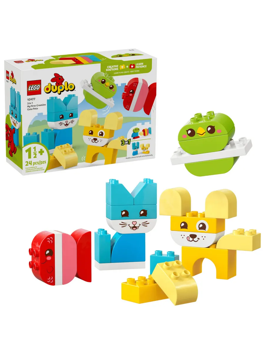Конструктор DUPLO 10477 Креативные милые питомцы 3в1