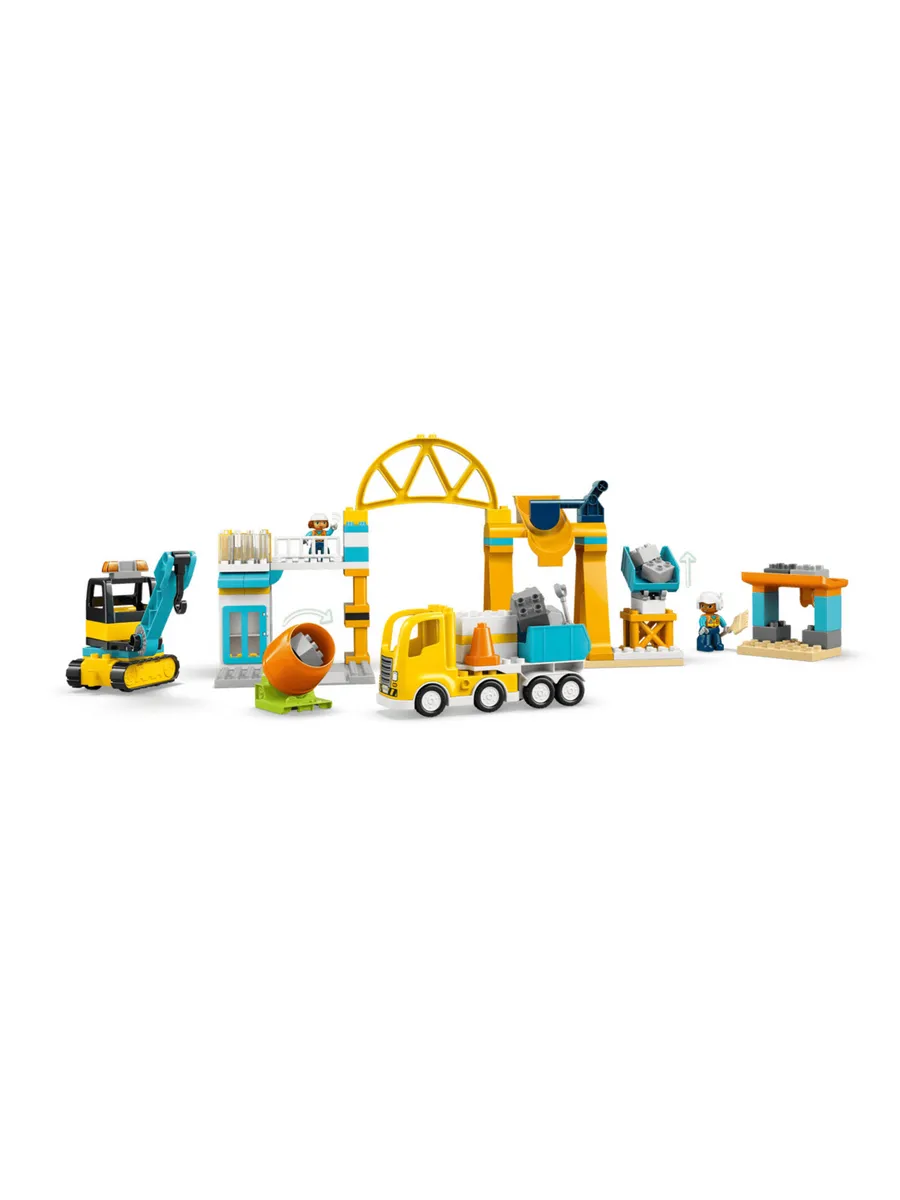 Конструктор DUPLO 10476 Строительная площадка и техника 3в1 — фото 4