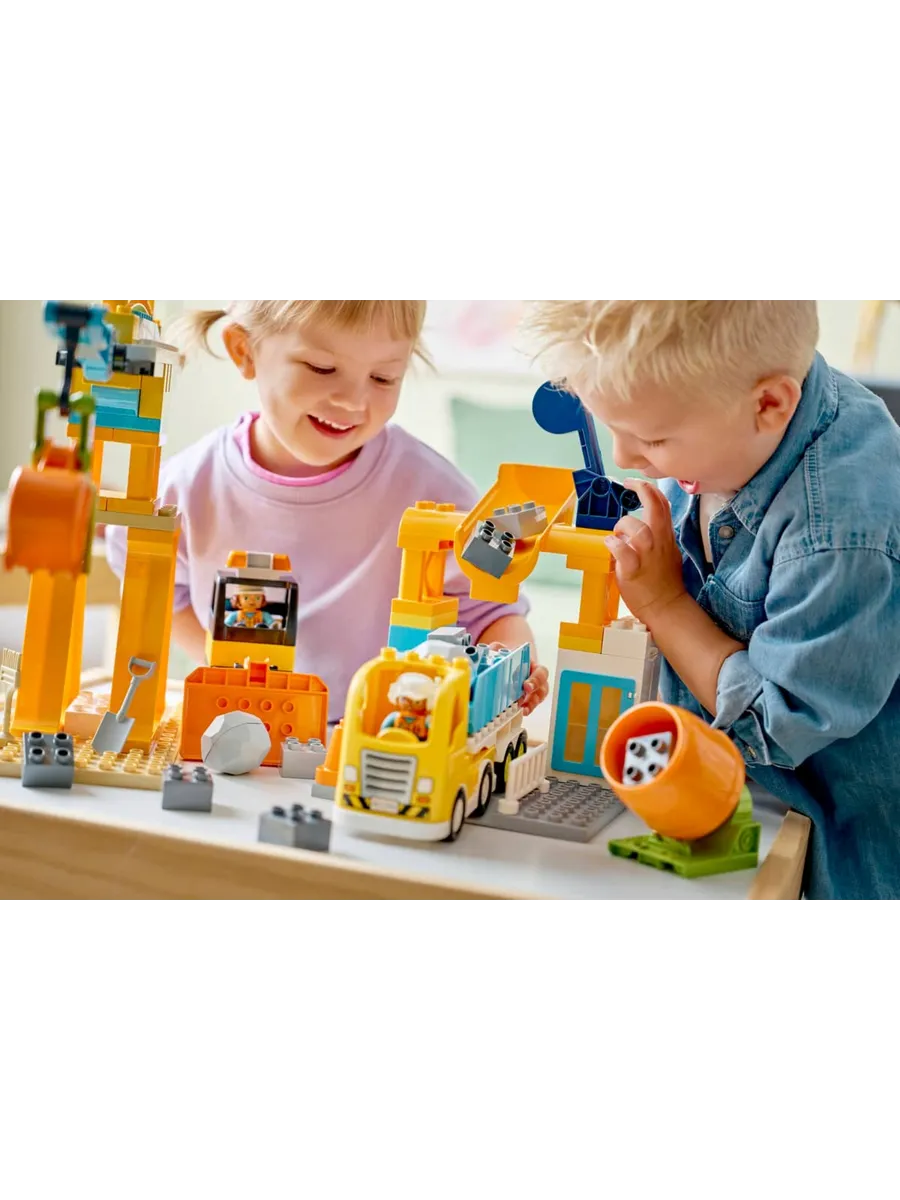 Конструктор DUPLO 10476 Строительная площадка и техника 3в1 — фото 9