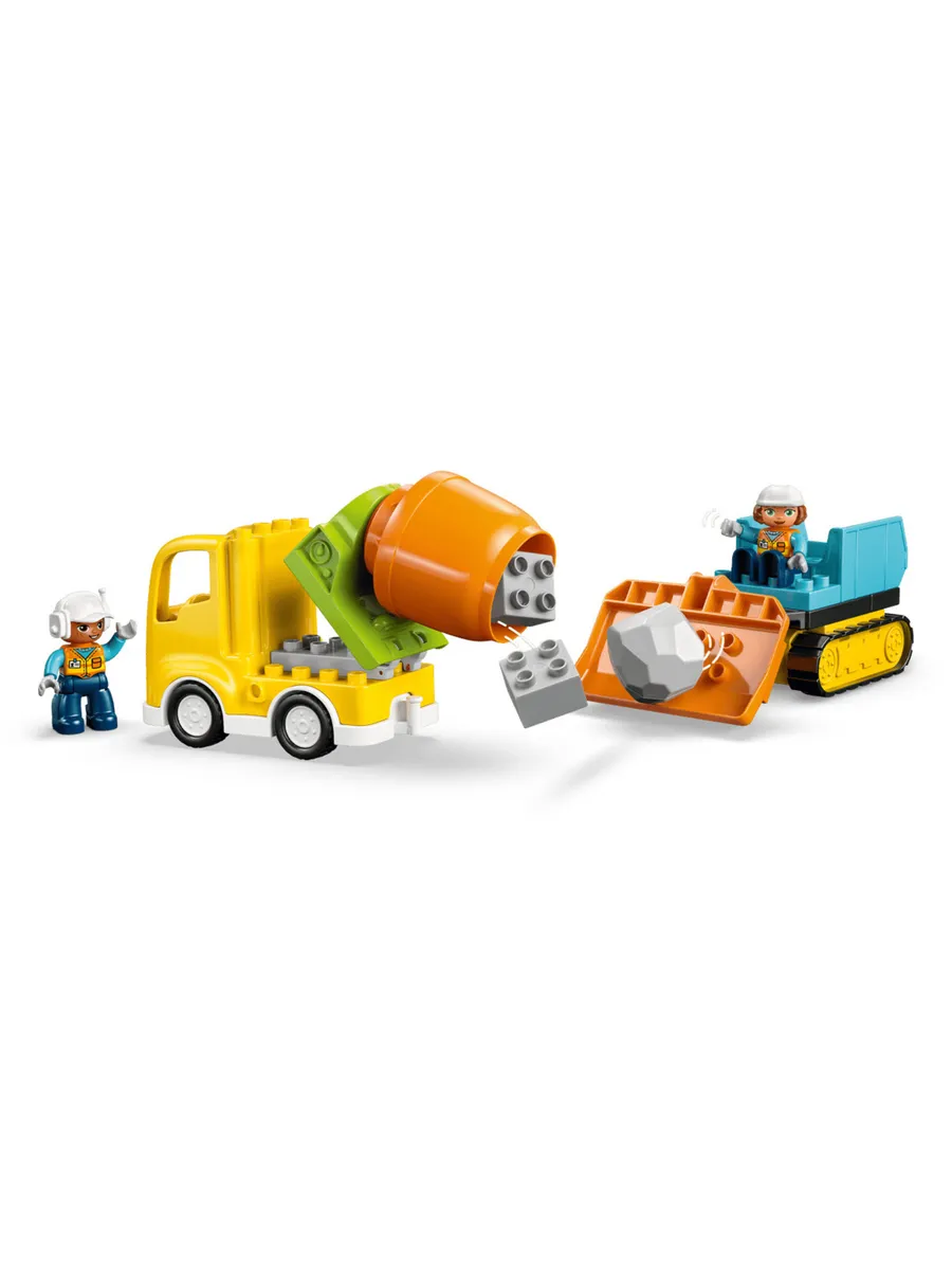 Конструктор DUPLO 10476 Строительная площадка и техника 3в1 — фото 5