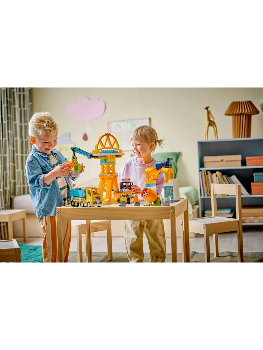 Конструктор DUPLO 10476 Строительная площадка и техника 3в1 — фото 10