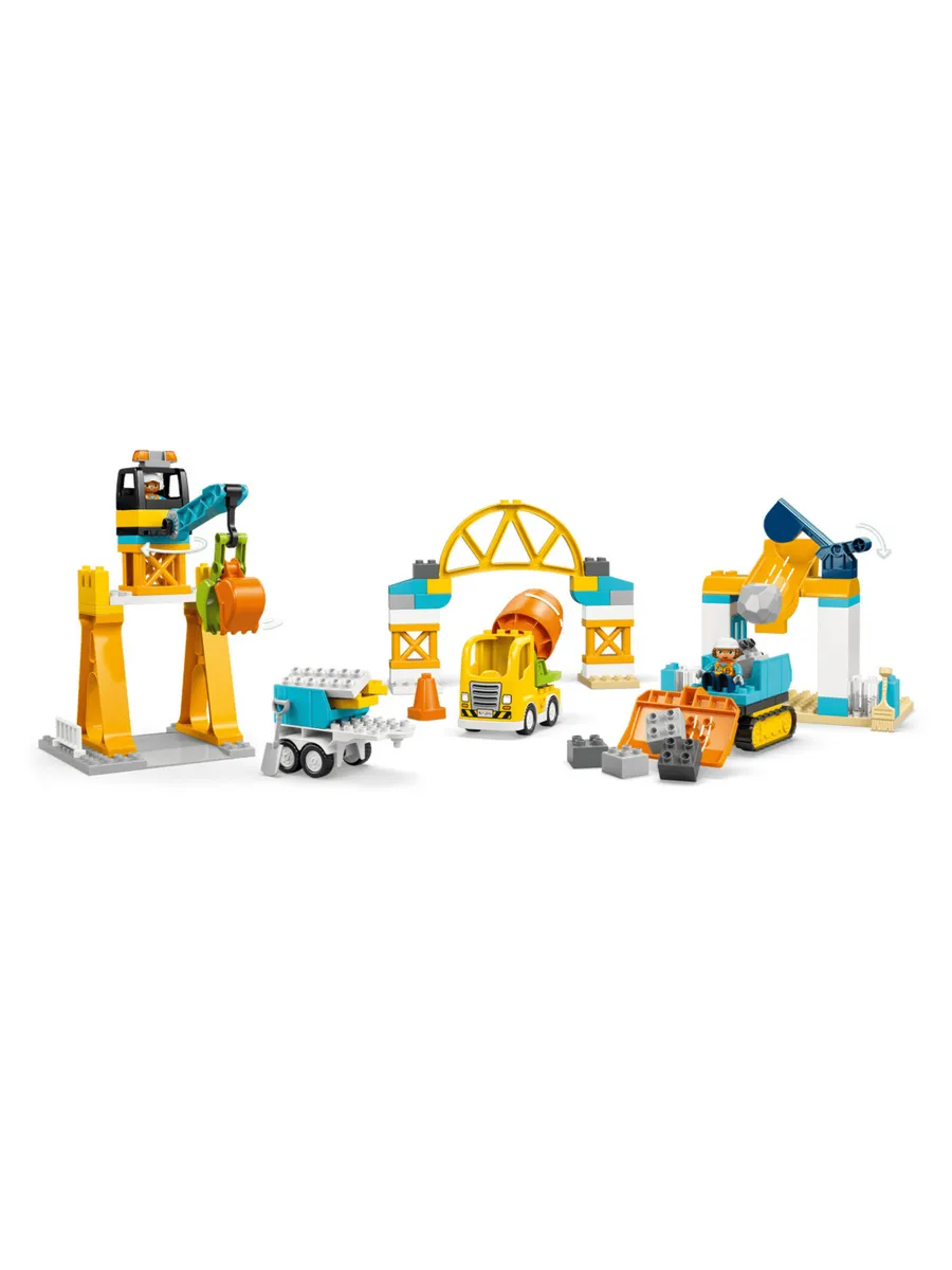 Конструктор DUPLO 10476 Строительная площадка и техника 3в1 — фото 3