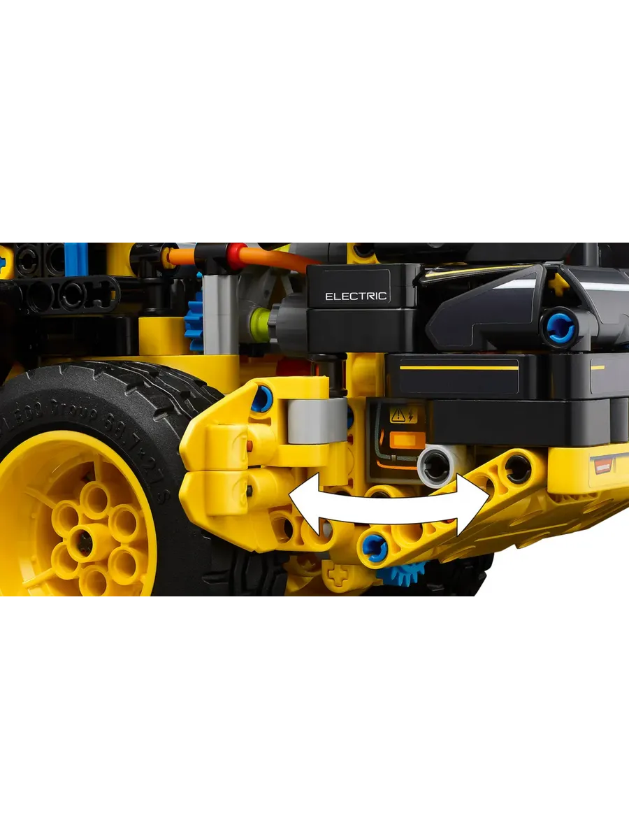 Конструктор Technic 42209 Колесный погрузчик Volvo L120 — фото 8