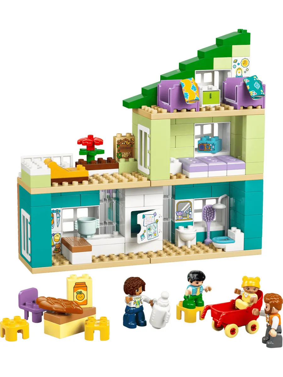 Конструктор DUPLO 10470 Дом «Современная семья» 3в1 — фото 2