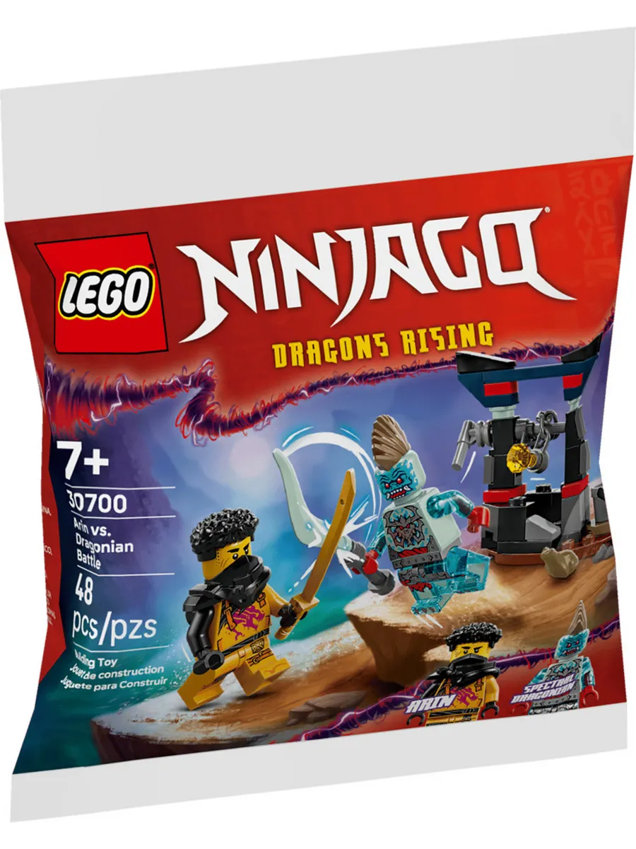 Конструктор NINJAGO 30700 Арин против Драконианской битвы