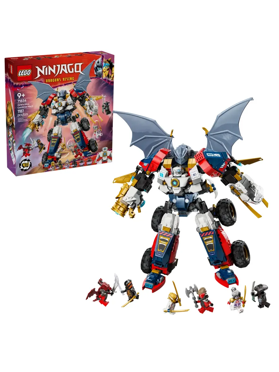 Конструктор Ninjago 71834 Ультракомбайн Зейна 4 в 1