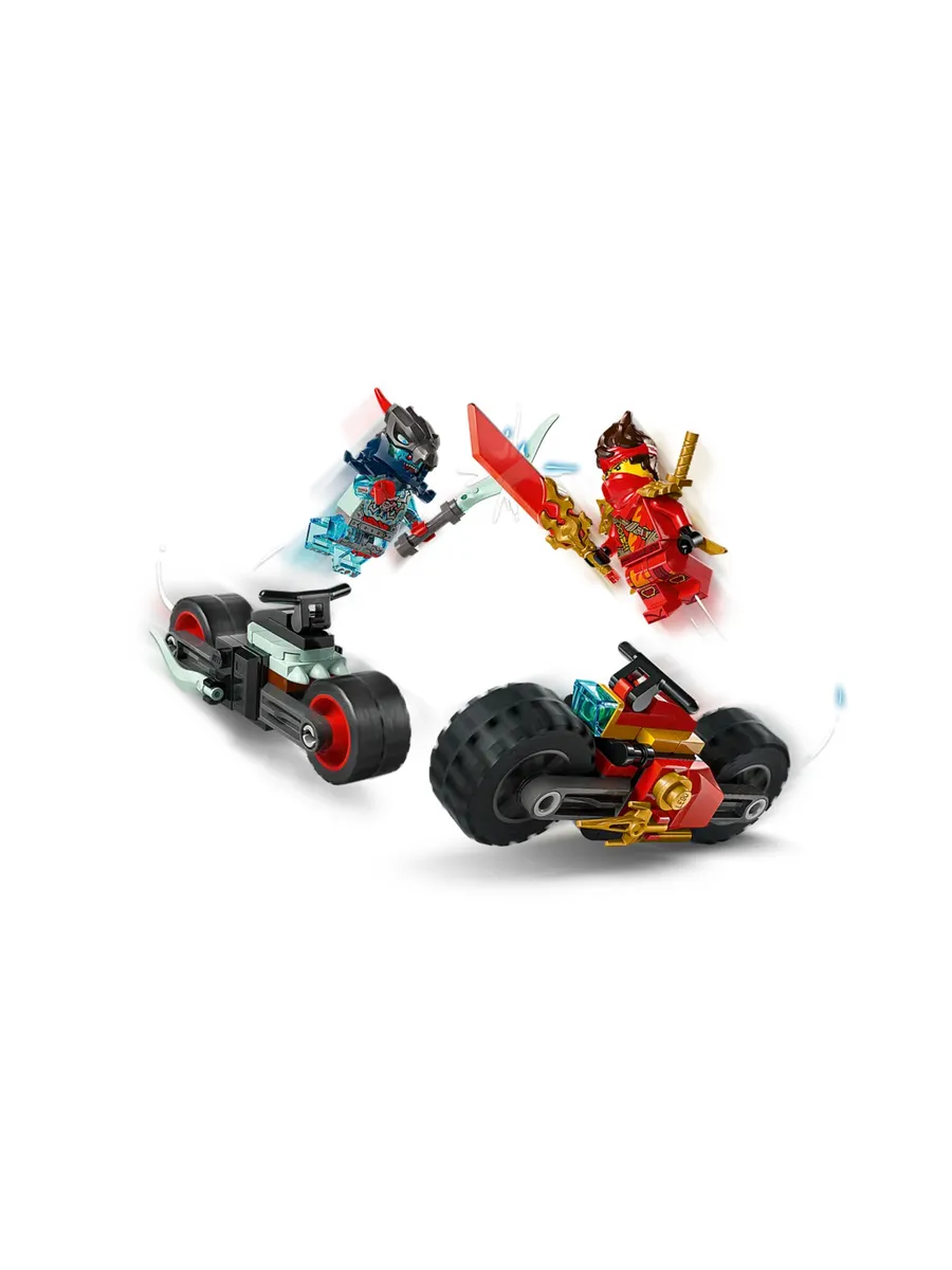 Конструктор Ninjago 71838 Скоростная гонка на мотоцикле Кая — фото 2