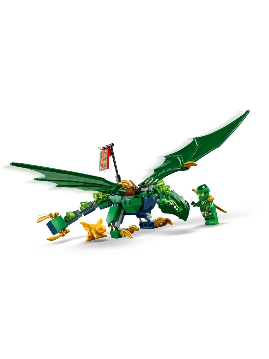 Конструктор NINJAGO 71829 Зеленый лесной дракон Ллойда — фото 4