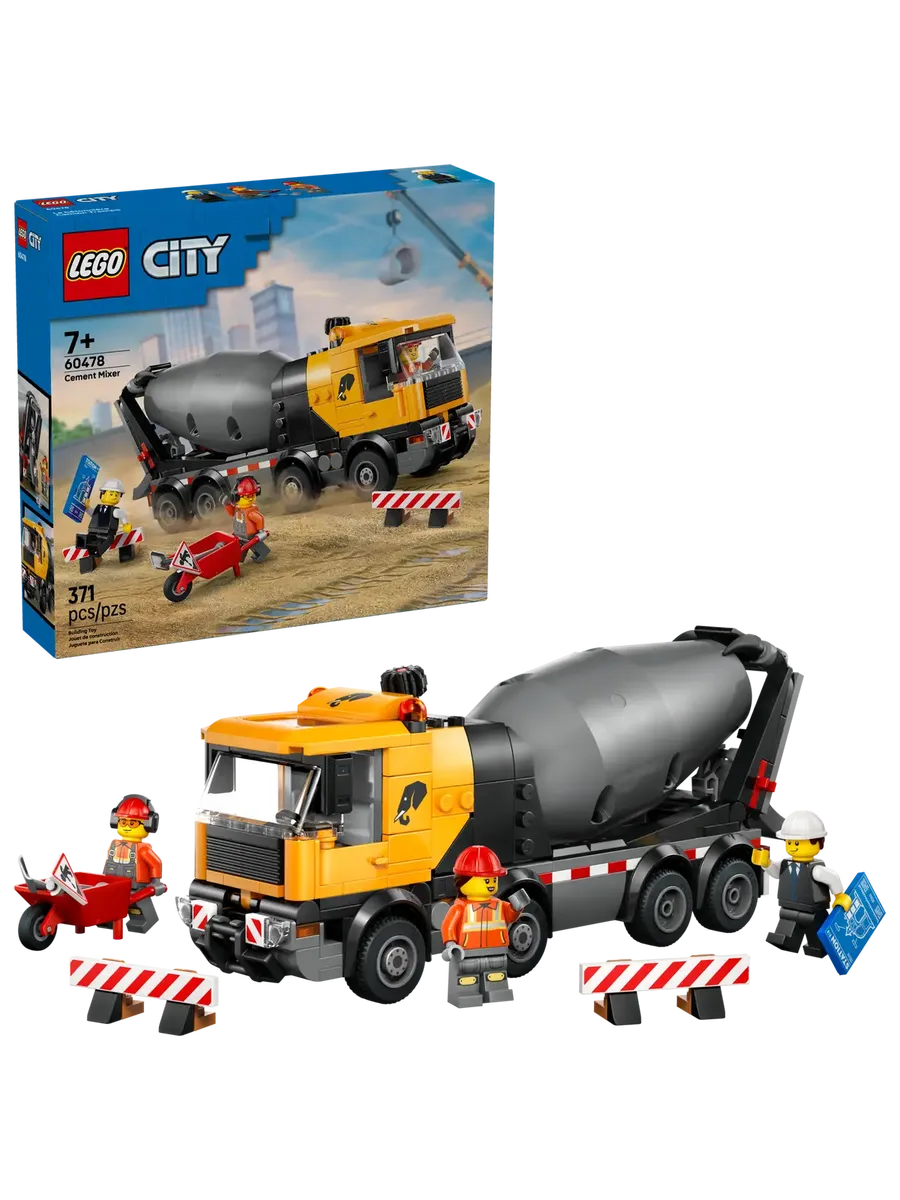 Конструктор City 60478 Бетономешалка