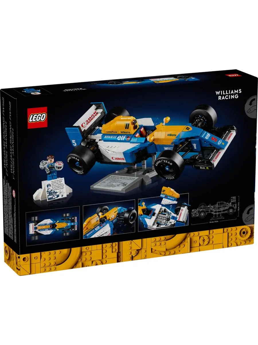 Конструктор Icons 10353 Williams FW14B и Найджел Мэнселл — фото 2