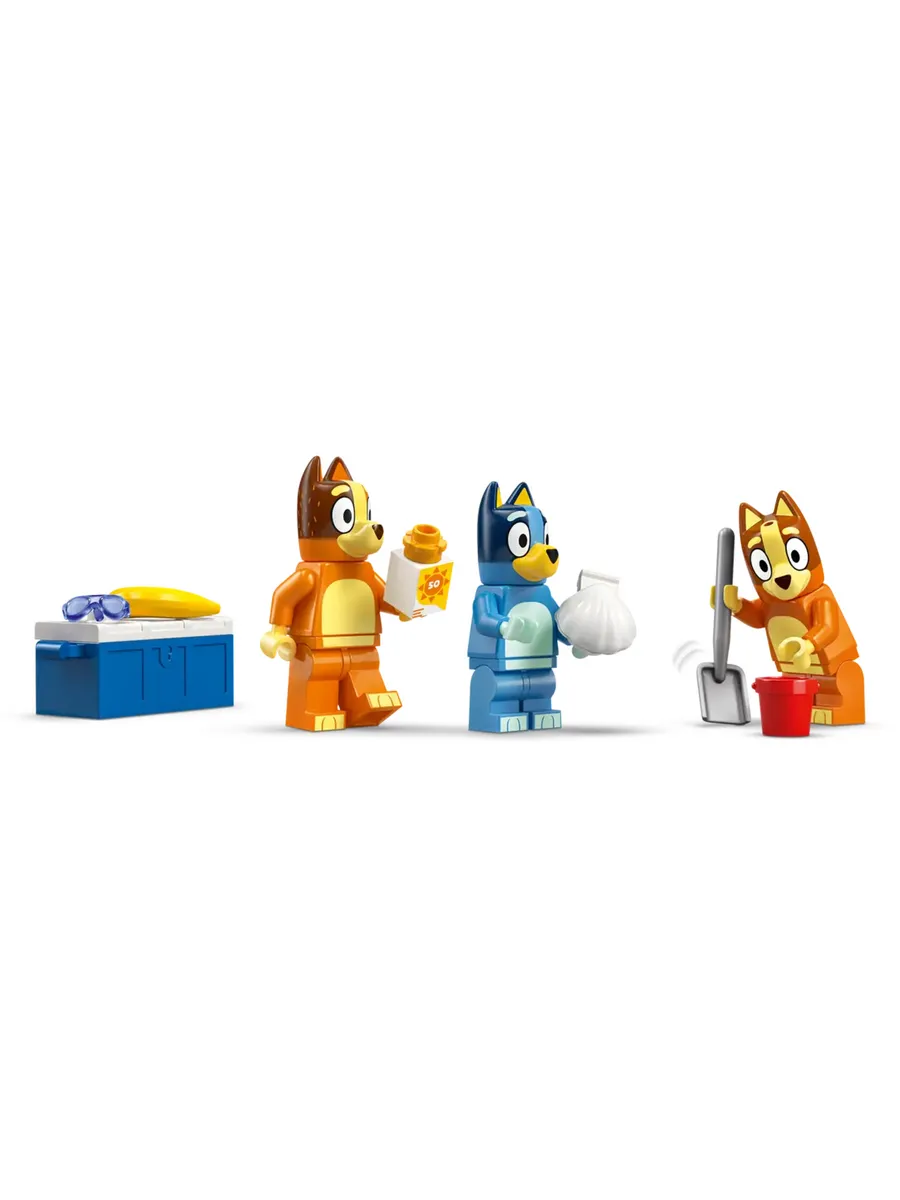 Конструктор Bluey 11202 Пляж Блуи и поездка на машине — фото 5