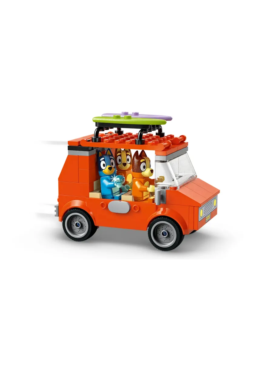 Конструктор Bluey 11202 Пляж Блуи и поездка на машине — фото 7