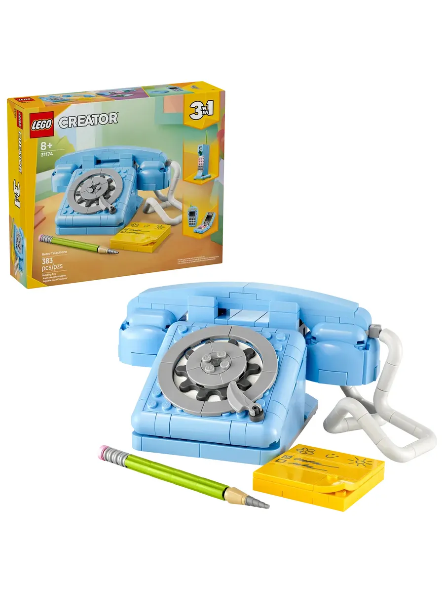 Конструктор Creator 31174 Ретро-Телефон 3в1