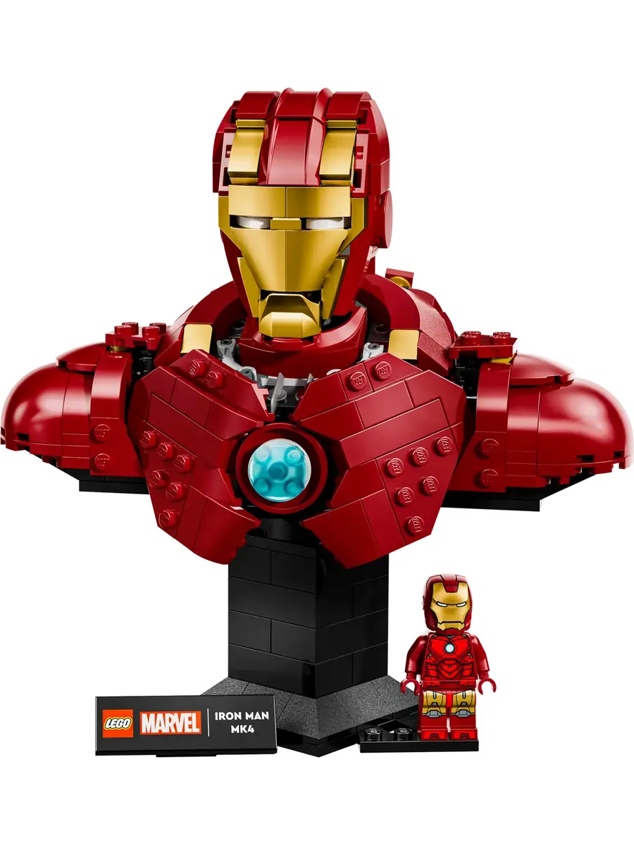 Конструктор Marvel 76327 Бюст Железного Человека MK4 — фото 3