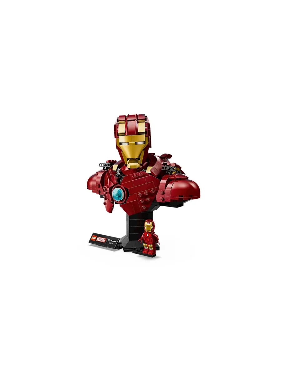 Конструктор Marvel 76327 Бюст Железного Человека MK4 — фото 5