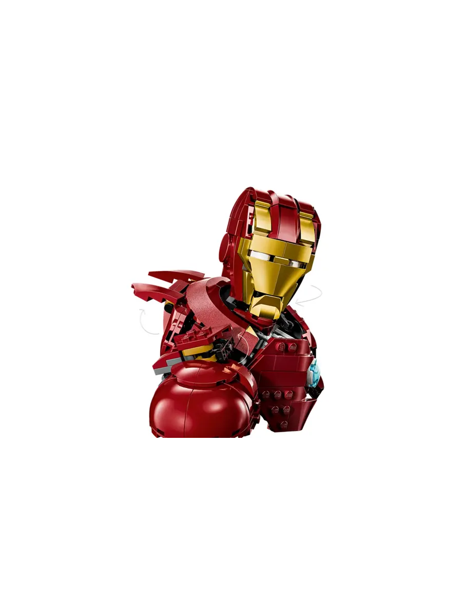 Конструктор Marvel 76327 Бюст Железного Человека MK4 — фото 4