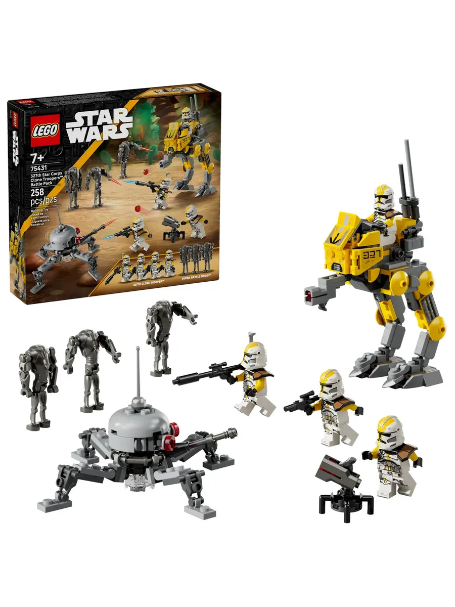 Конструктор Star Wars Клонсолдаты 327-го звёздного корпуса