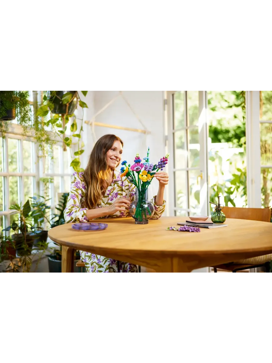 Конструктор Botanical Collection 10313 Букет полевых цветов — фото 11