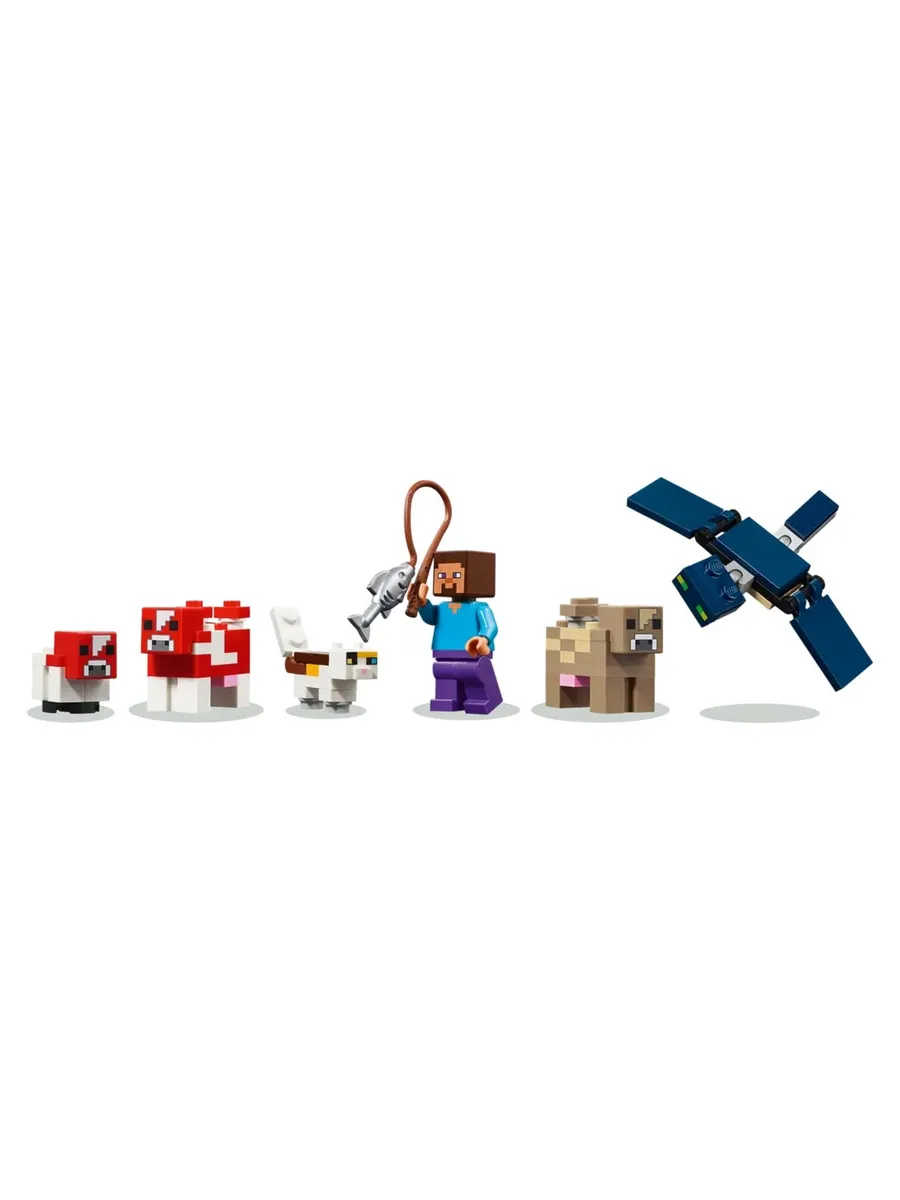 Конструктор Minecraft 21270 Грибной домик — фото 8