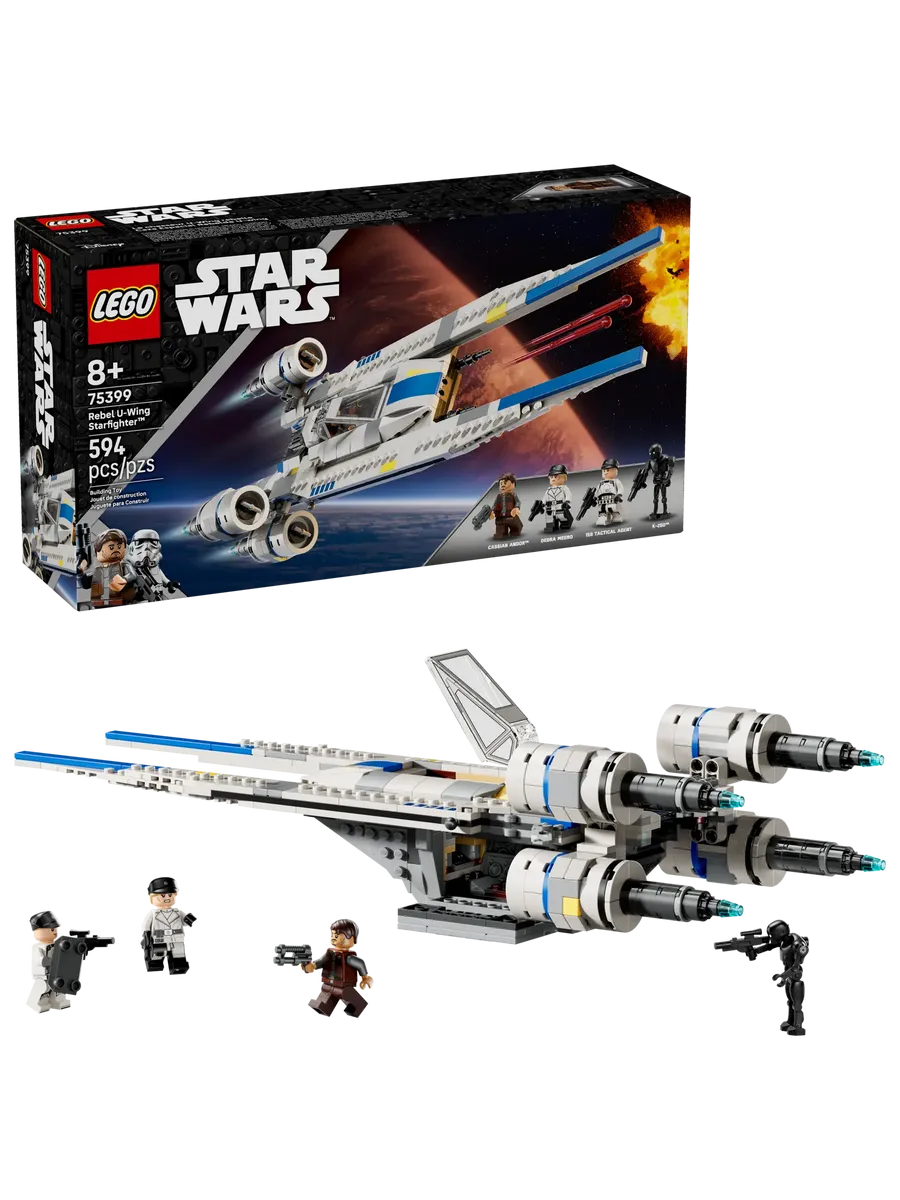 Конструктор Star Wars 75399 Звёздный истребитель повстанцев — фото 1