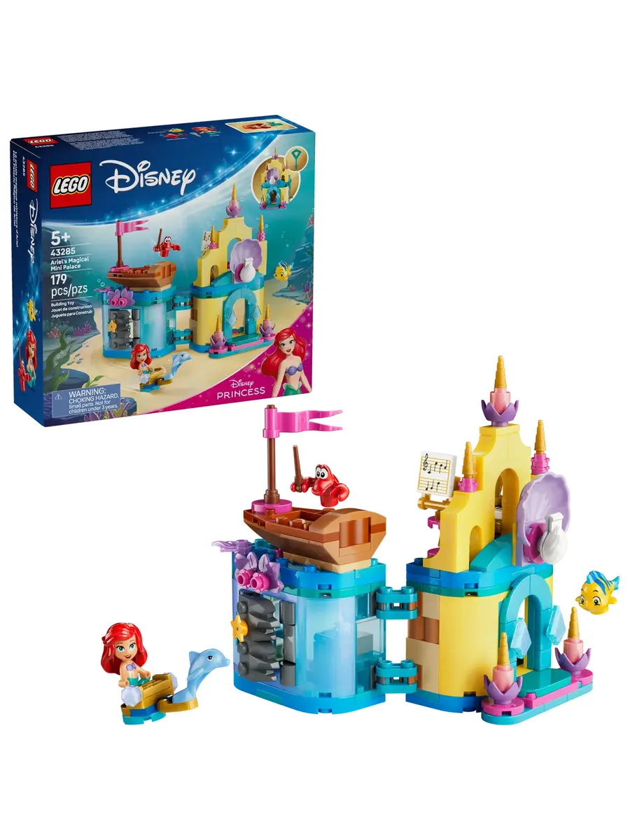 Конструктор Disney 43285 Волшебный мини-дворец Ариэль