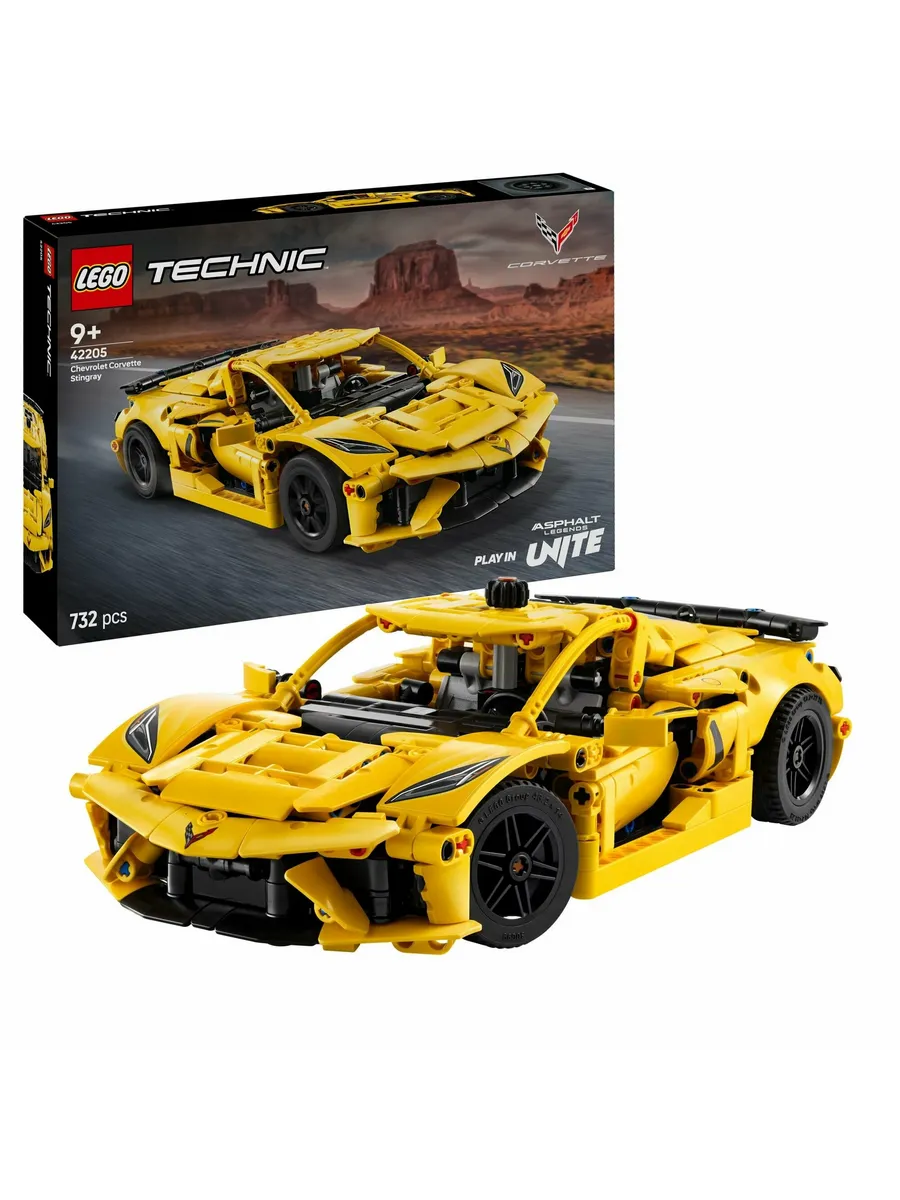 Конструктор Technic 42205 Chevrolet Corvette Stingray