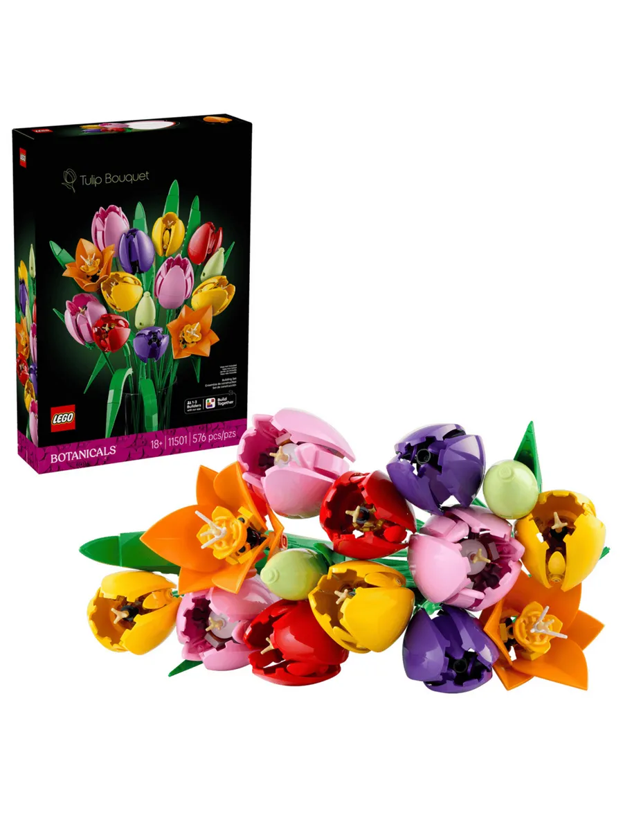 Конструктор Botanical Collection 11501 Букет тюльпанов