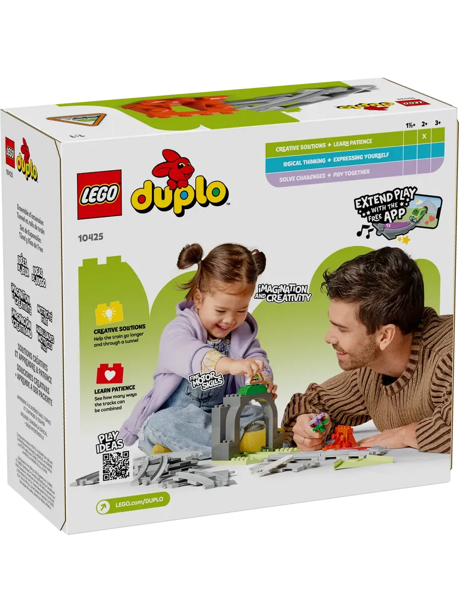 Конструктор DUPLO 10425 Набор туннель с рельсами — фото 2