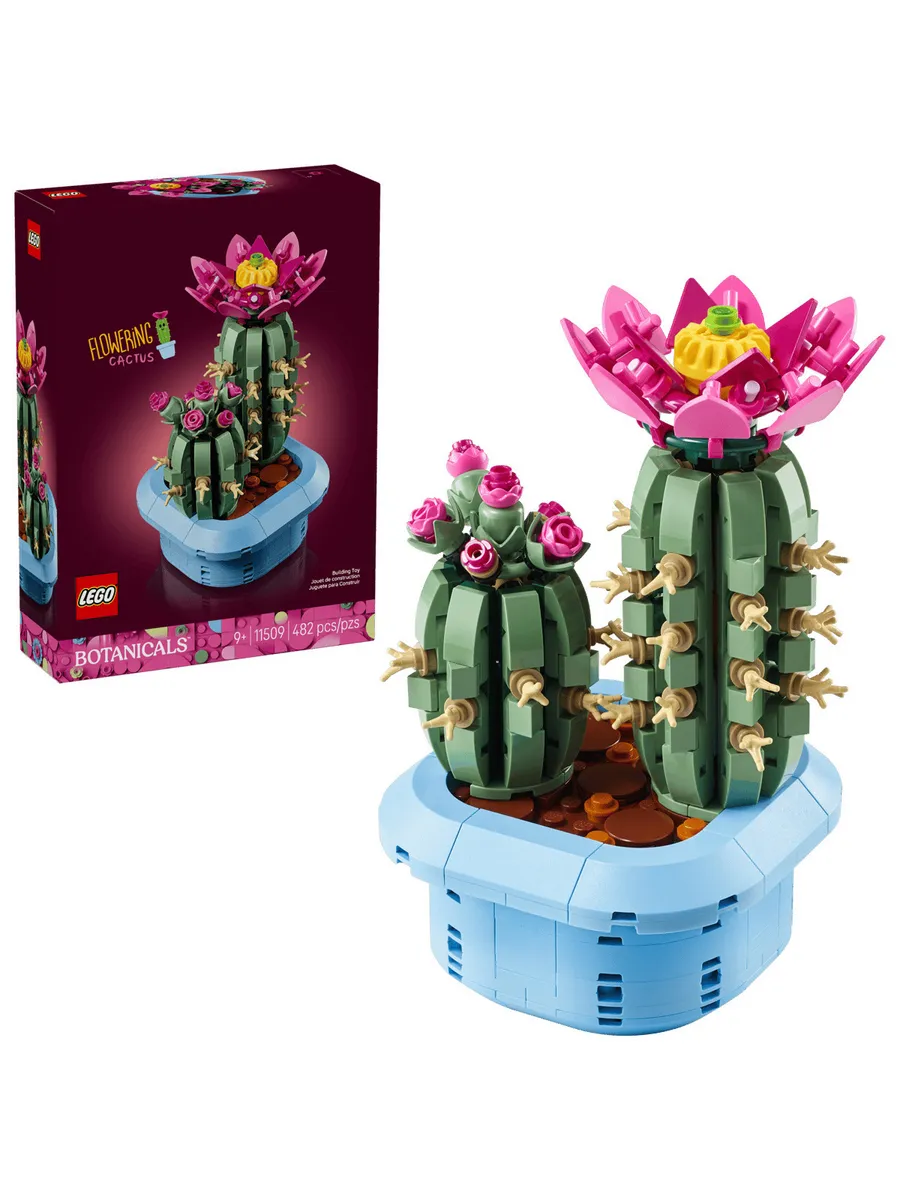Конструктор Botanical Collection 11509 Цветущий Кактус