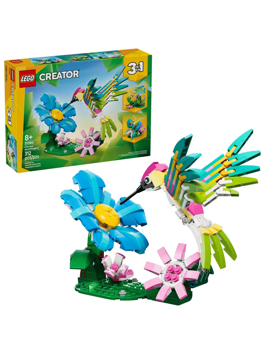 Конструктор Creator 31384 Дикие животные: яркая колибри