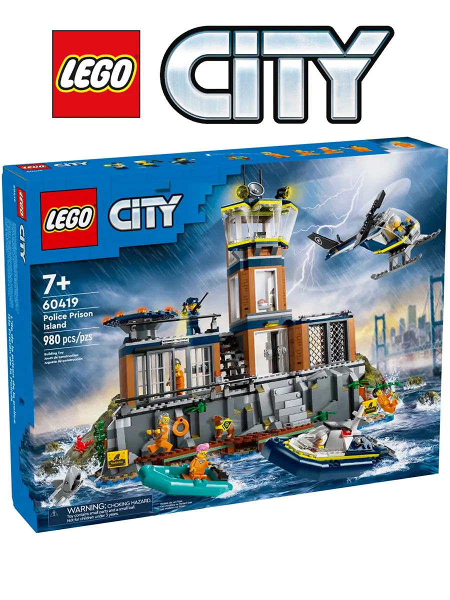 Конструктор City 60419 Полицейский тюремный остров