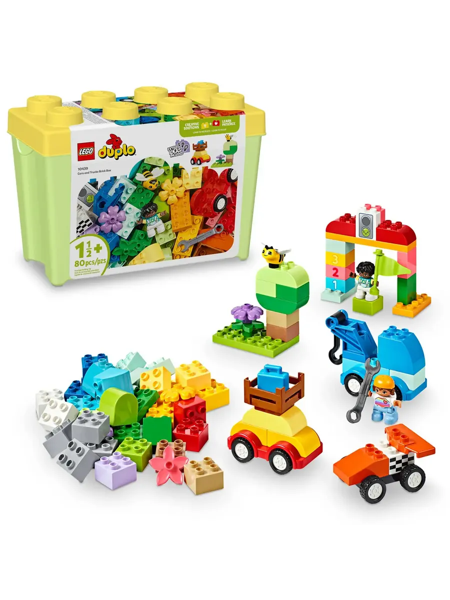 Конструктор DUPLO 10439 Коробка с кубиками и машины