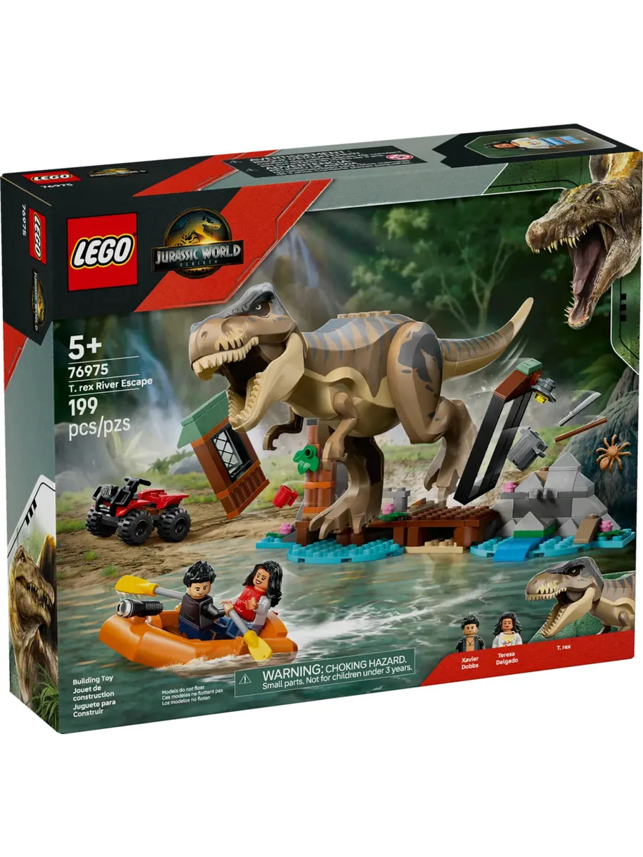 Конструктор Jurassic World 76975 Побег тираннозавра
