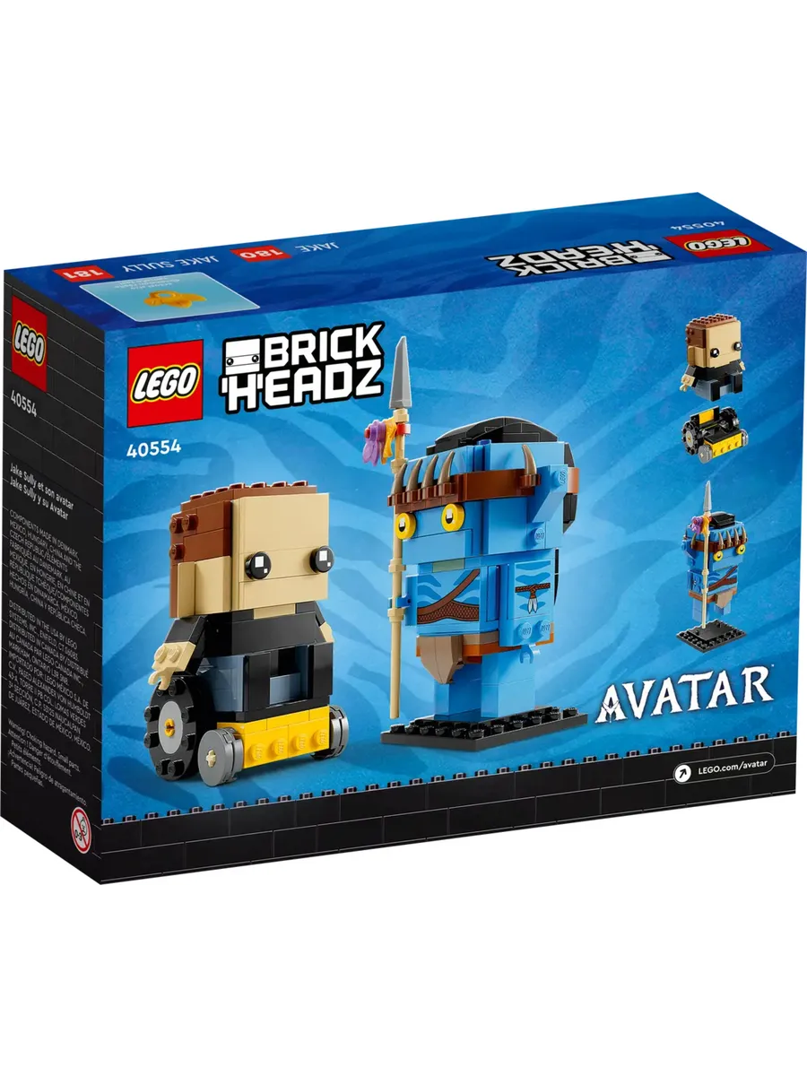 Конструктор Brickheadz 40554 Джейк Салли и его аватар — фото 2
