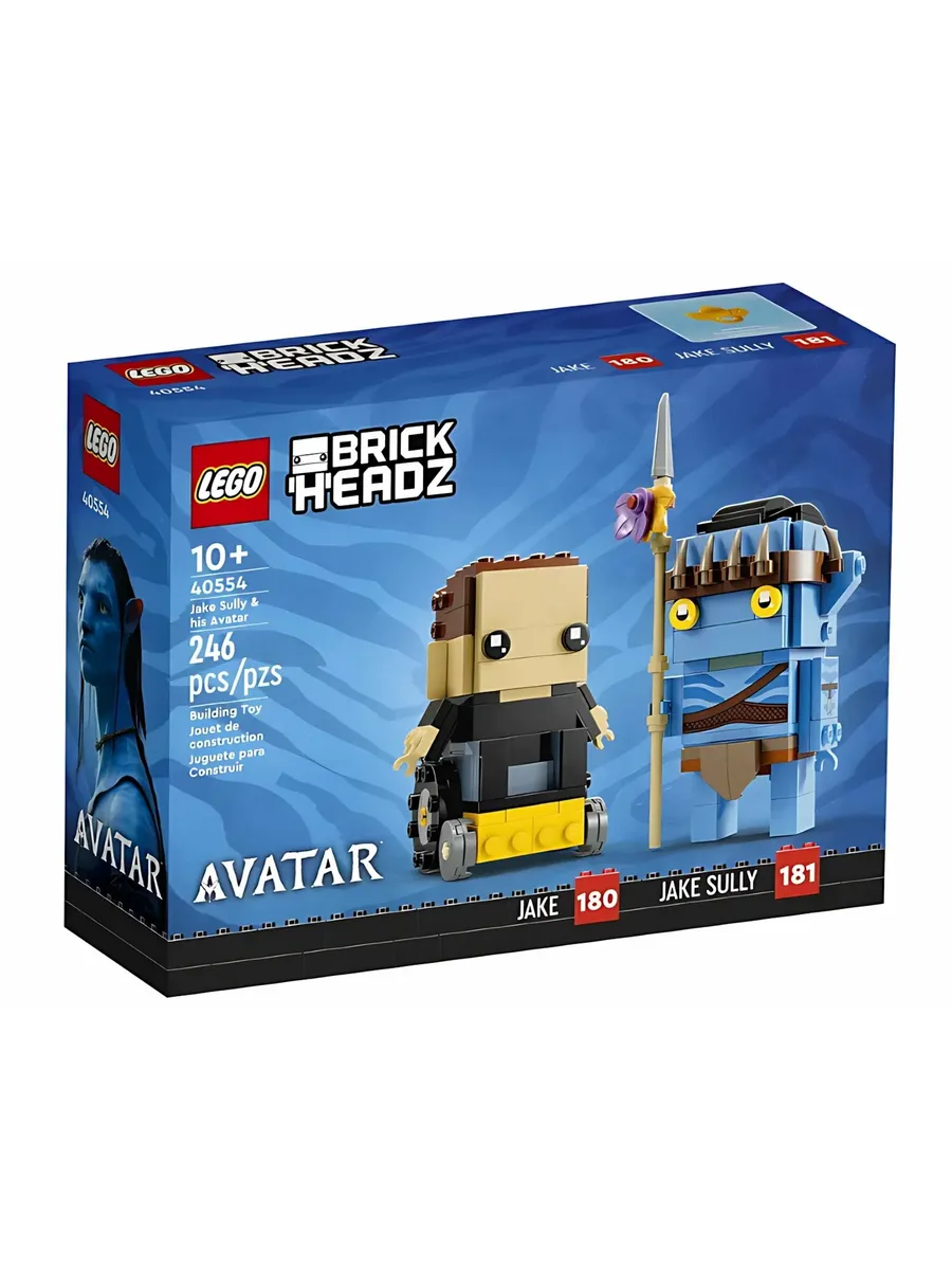 Конструктор Brickheadz 40554 Джейк Салли и его аватар — фото 1