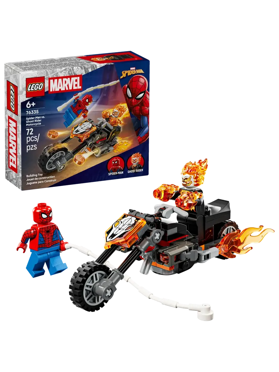 Конструктор Marvel 76335 Человек-паук против Гонщика