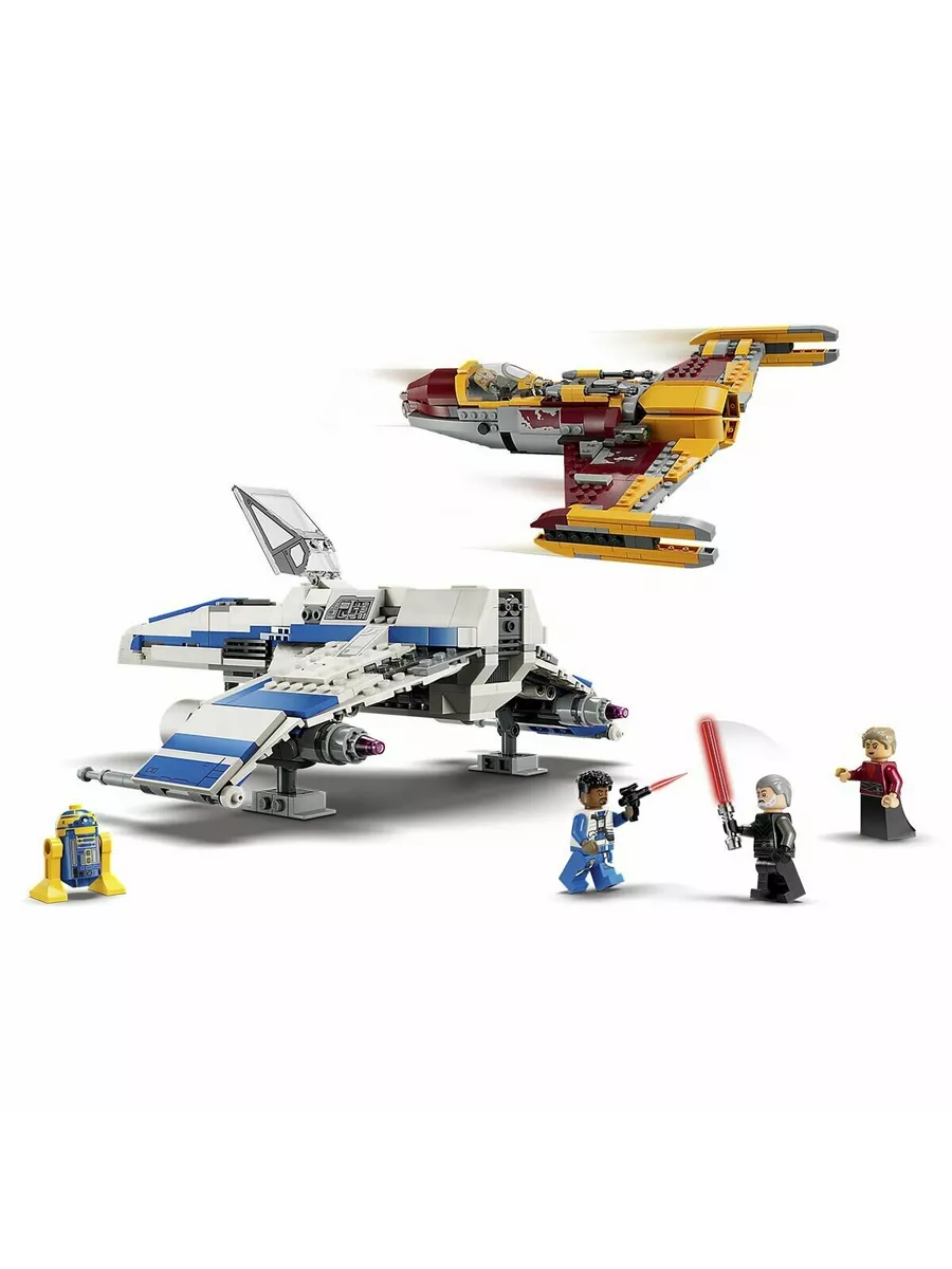 Конструктор Star Wars 75364 Истребитель Е-винг — фото 15