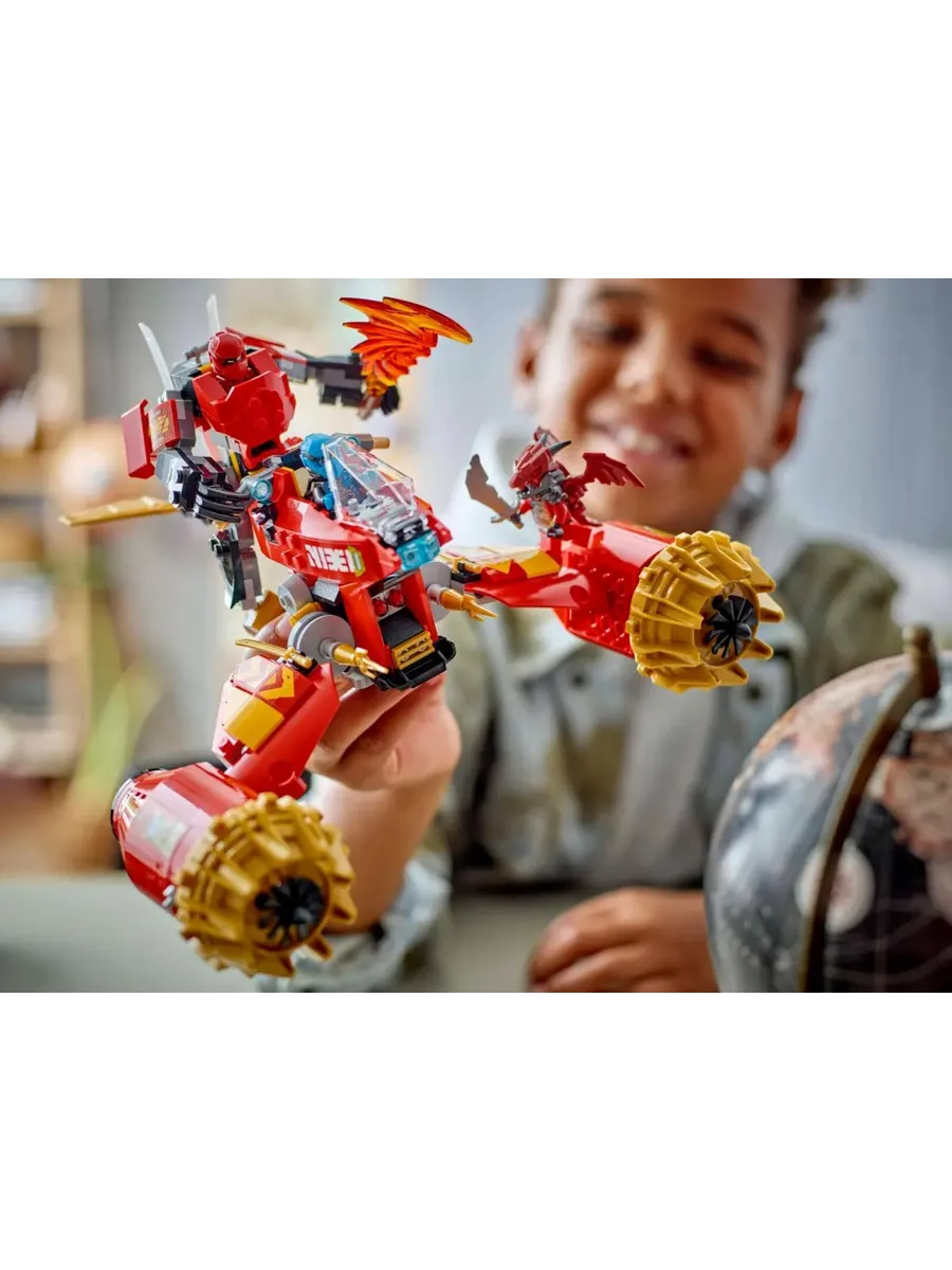 Конструктор Ninjago 71830 Громовой робот гонщика Кая — фото 3