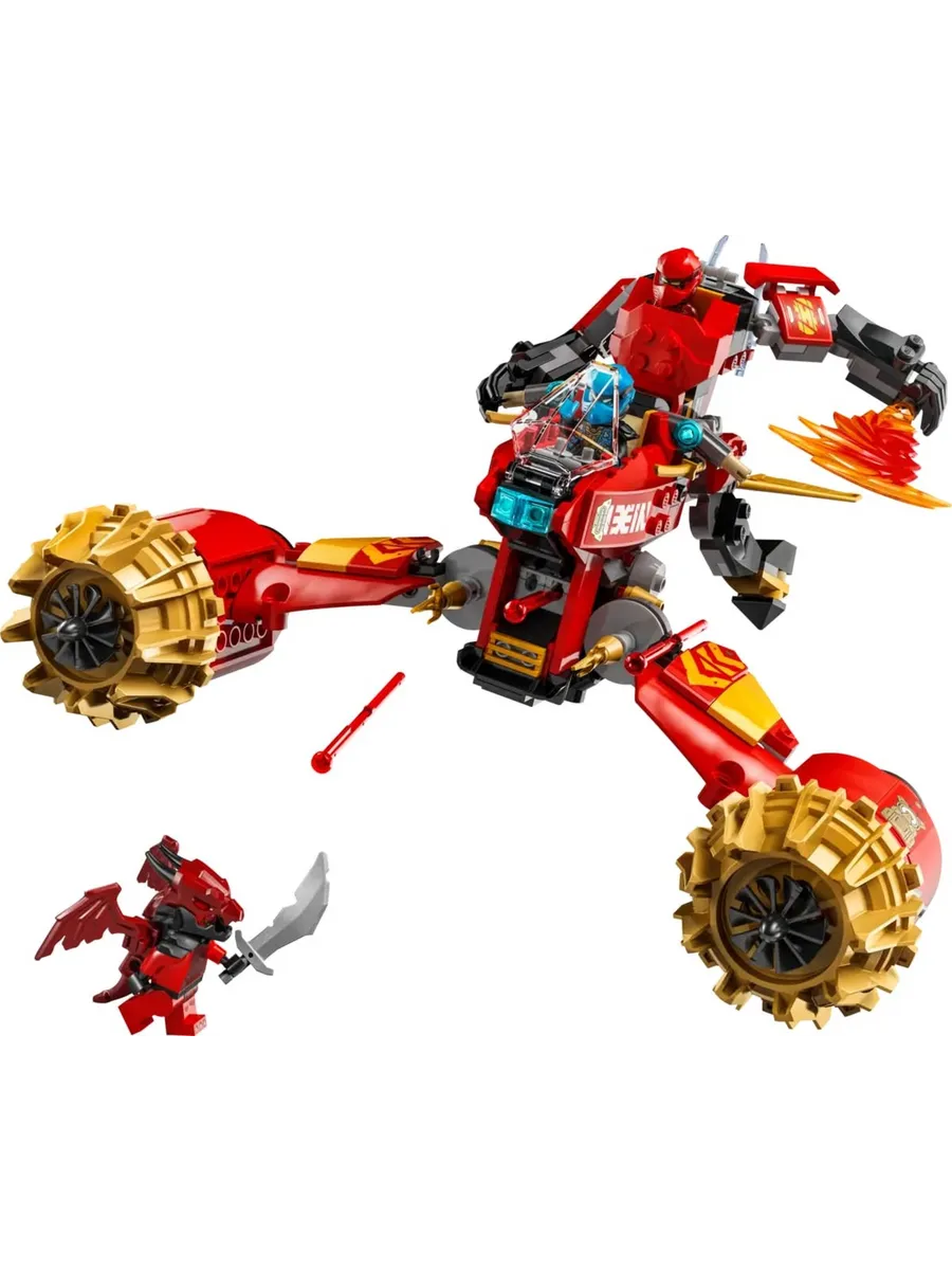 Конструктор Ninjago 71830 Громовой робот гонщика Кая — фото 7
