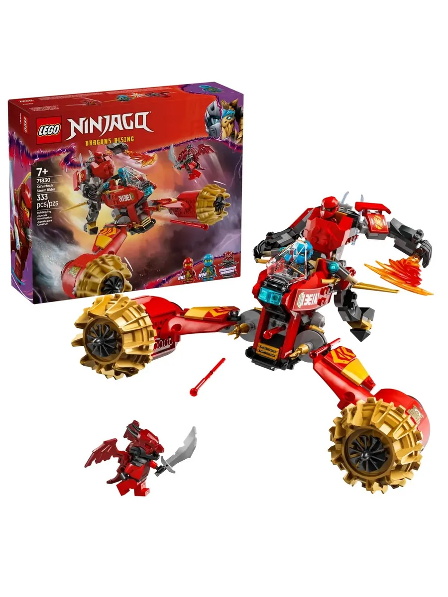 Конструктор Ninjago 71830 Громовой робот гонщика Кая — фото 10