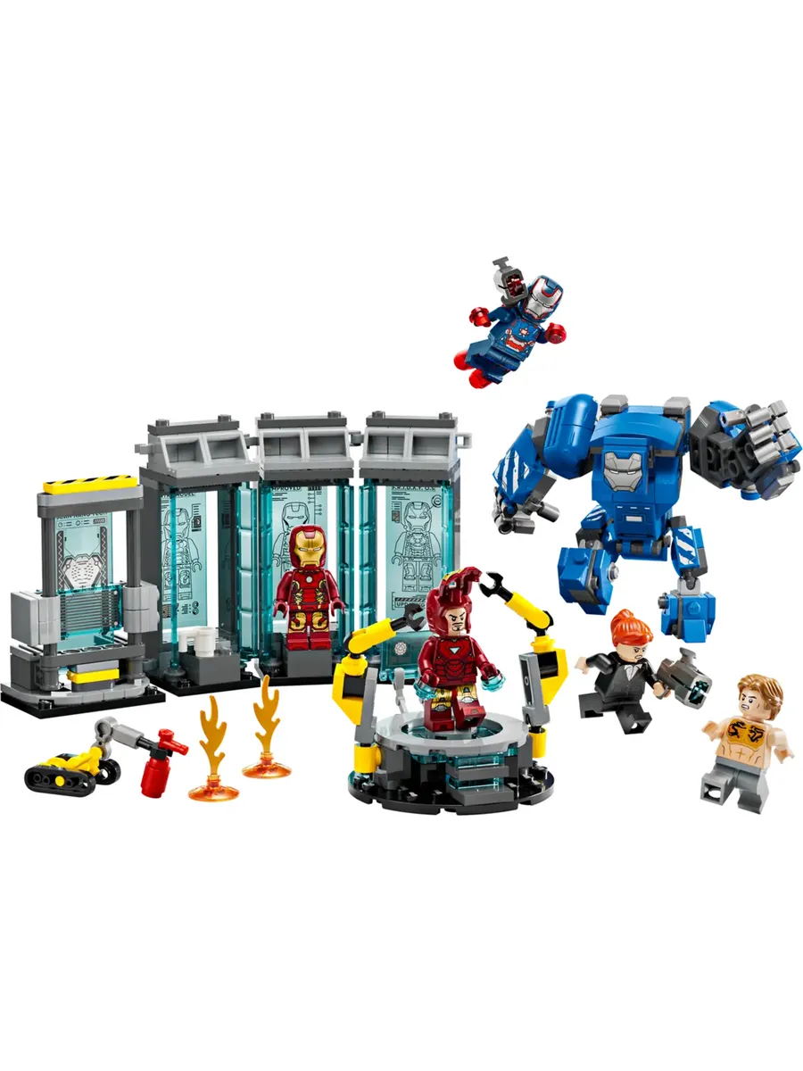 Конструктор MARVEL 76315 Лаборатория Железного человека — фото 4