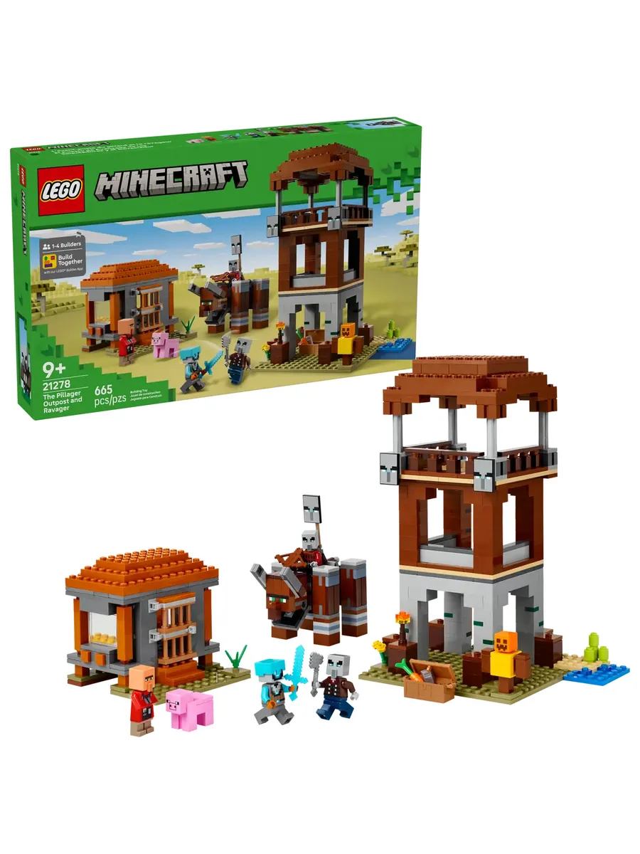 Конструктор Minecraft 21278 Форпост мародёров