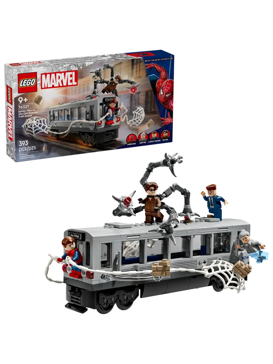 Конструктор Marvel 76321 Человек-паук против Дока Ока — фото 1