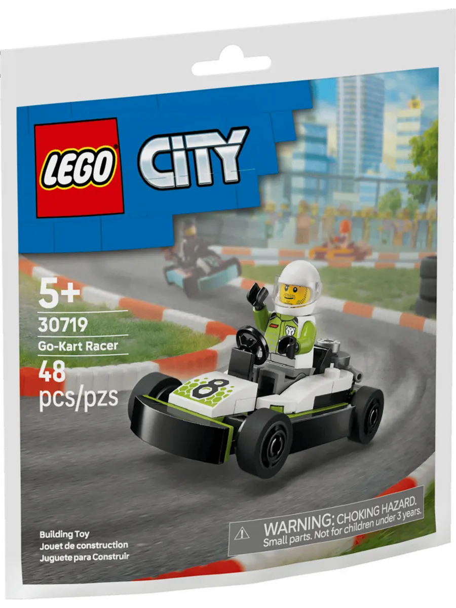 Конструктор City 30719 Гонщик на картинге