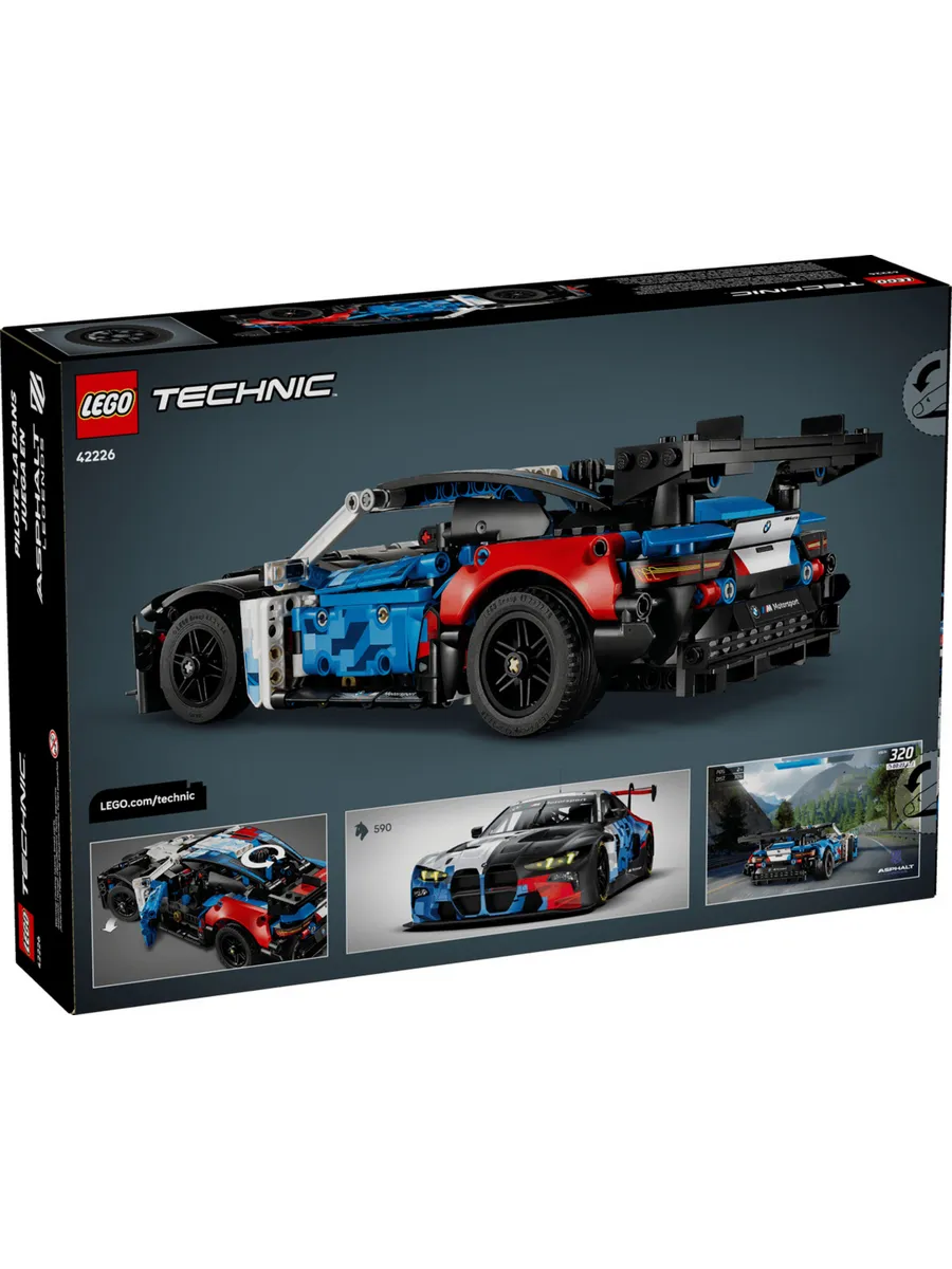 Конструктор Technic 42226 Гоночный BMW M4 GT3 EVO — фото 2