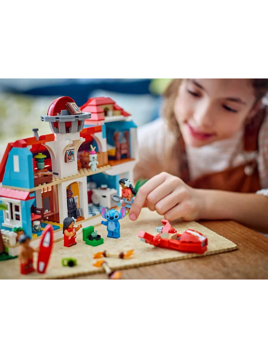 Конструктор Disney 43268 Пляжный домик Лило и Стича — фото 7