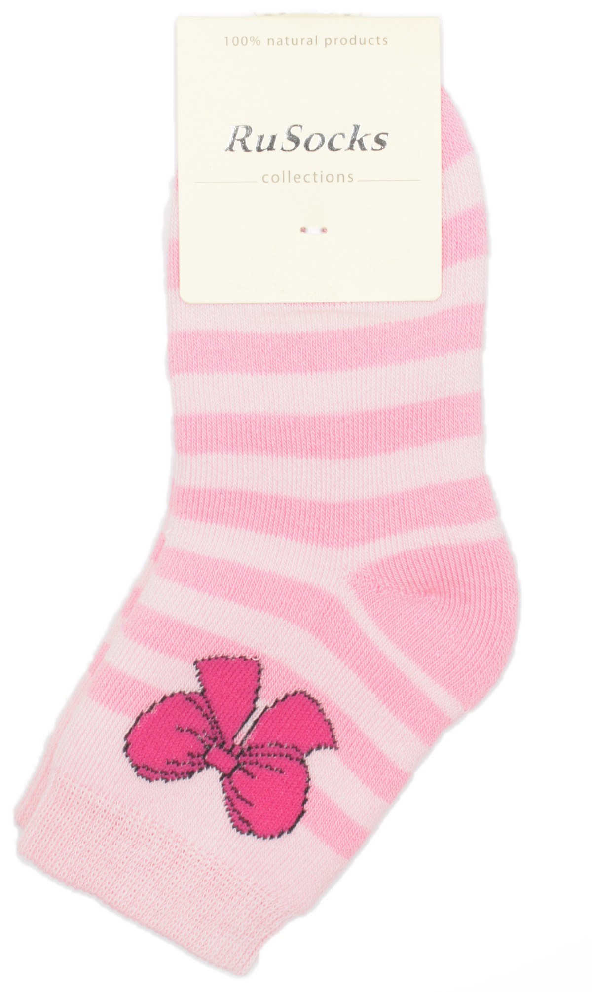 Махровые носки с бантиком RuSocks